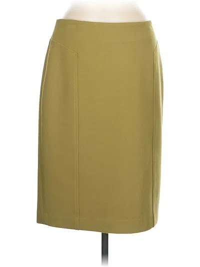 Pre-owned Halogen Formal Skirt In Brown
