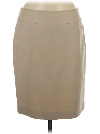 Pre-owned Halogen Formal Skirt In Brown