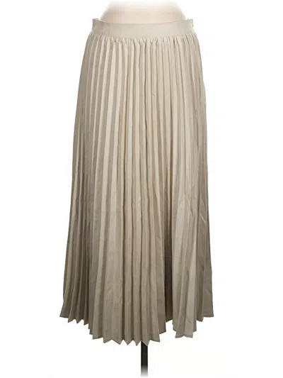 Pre-owned Halogen Formal Skirt In Brown