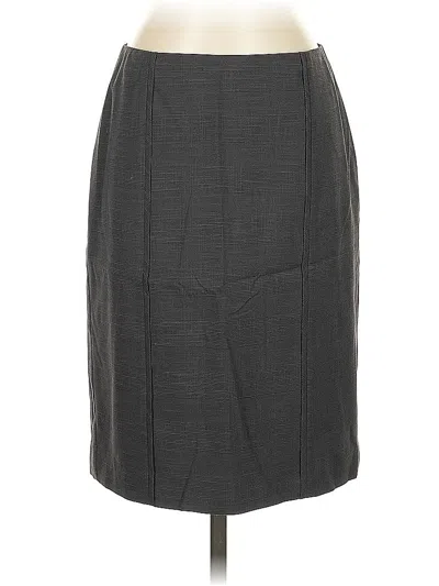 Pre-owned Halogen Formal Skirt In Gray