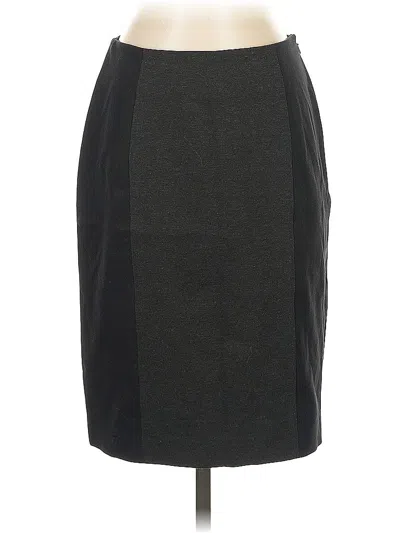 Pre-owned Halogen Formal Skirt In Gray