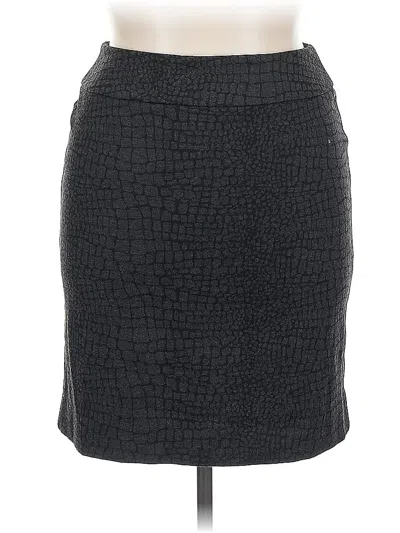 Pre-owned Halogen Formal Skirt In Gray