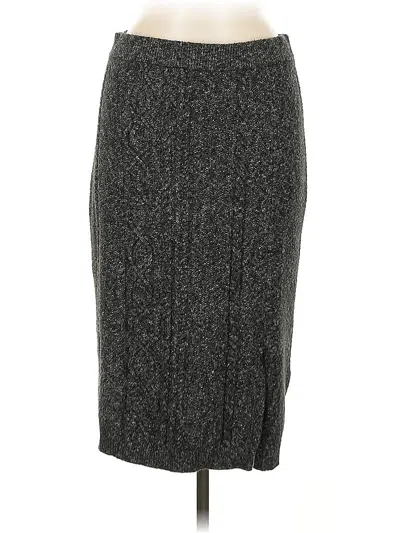 Pre-owned Halogen Formal Skirt In Gray