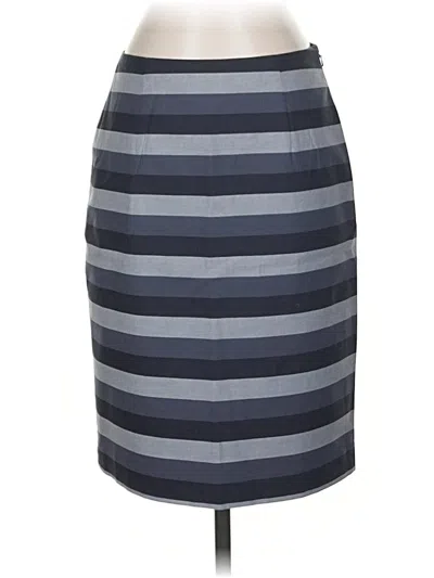 Pre-owned Halogen Formal Skirt In Gray