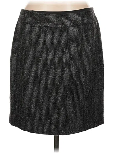 Pre-owned Halogen Formal Skirt In Gray