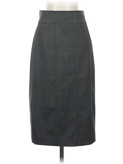 Pre-owned Halogen Formal Skirt In Gray
