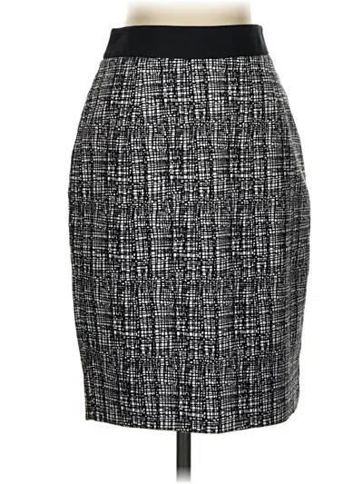 Pre-owned Halogen Formal Skirt In Gray