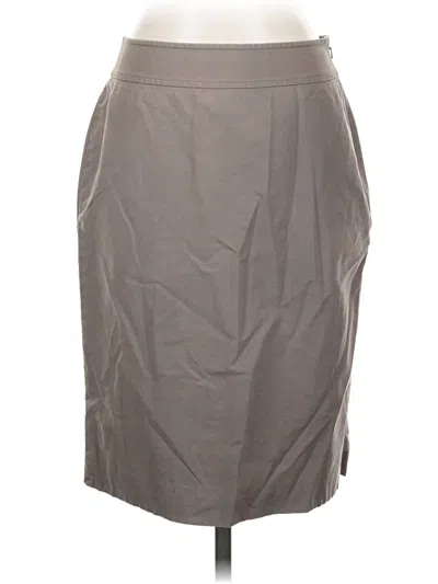 Pre-owned Halogen Formal Skirt In Gray