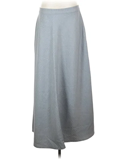 Pre-owned Halogen Formal Skirt In Gray
