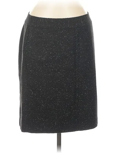 Pre-owned Halogen Formal Skirt In Gray