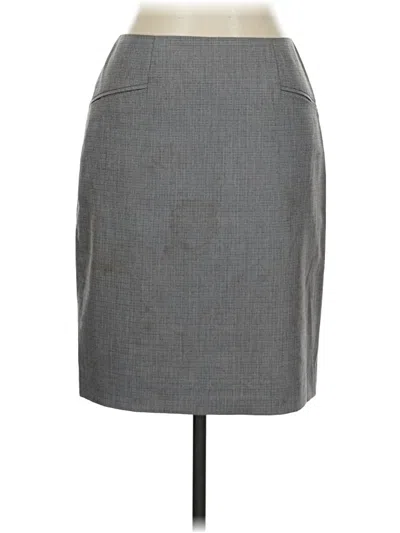 Pre-owned Halogen Formal Skirt In Gray
