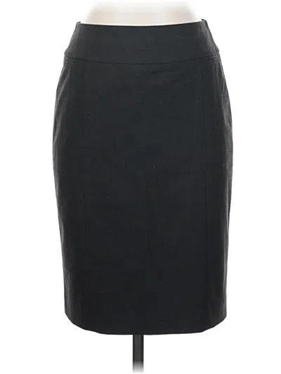Pre-owned Halogen Formal Skirt In Gray