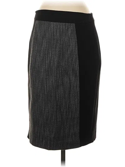 Pre-owned Halogen Formal Skirt In Gray