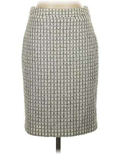 Pre-owned Halogen Formal Skirt In Gray