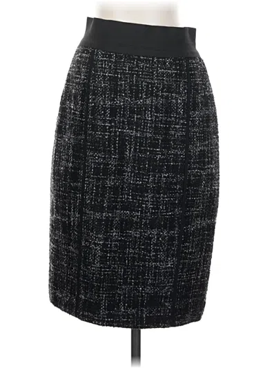 Pre-owned Halogen Formal Skirt In Gray