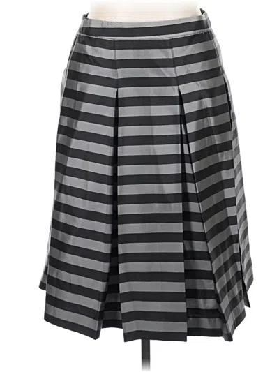 Pre-owned Halogen Formal Skirt In Gray