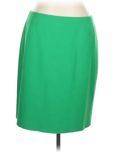 Pre-owned Halogen Formal Skirt In Green