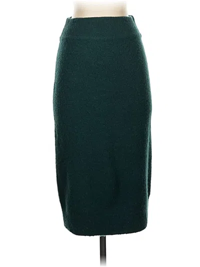 Pre-owned Halogen Formal Skirt In Green