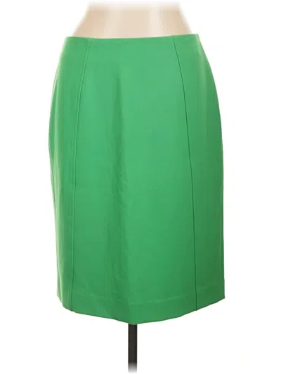Pre-owned Halogen Formal Skirt In Green