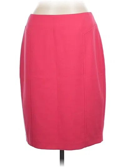 Pre-owned Halogen Formal Skirt In Pink