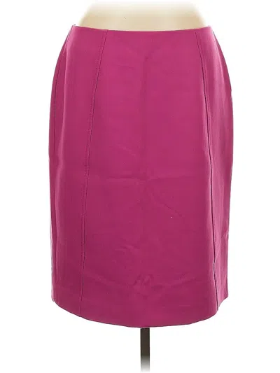Pre-owned Halogen Formal Skirt In Purple