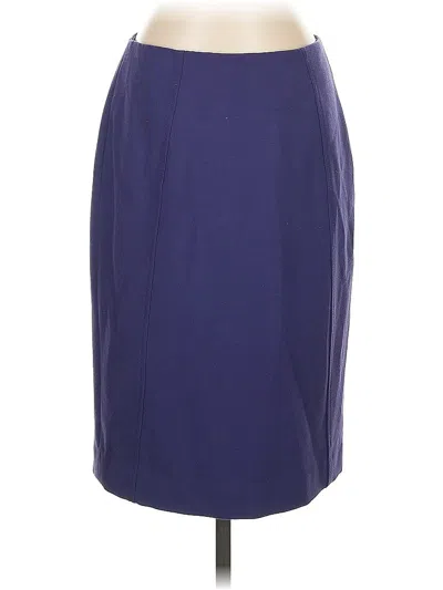 Pre-owned Halogen Formal Skirt In Purple