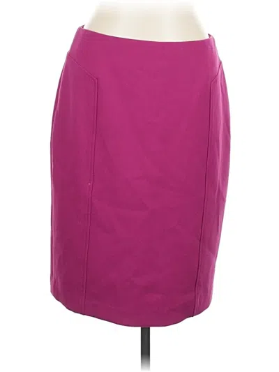 Pre-owned Halogen Formal Skirt In Purple