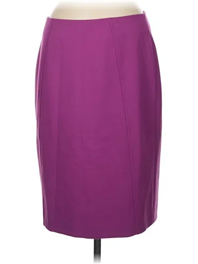 Pre-owned Halogen Formal Skirt In Purple