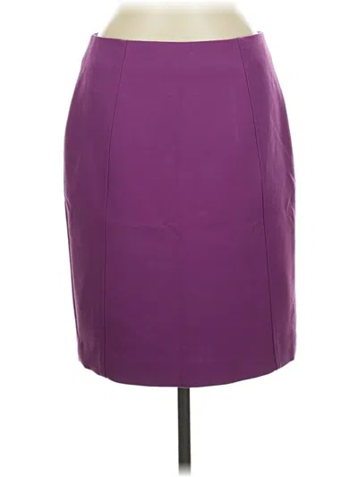 Pre-owned Halogen Formal Skirt In Purple