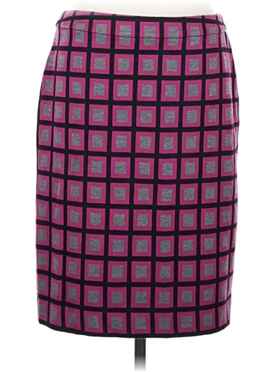 Pre-owned Halogen Formal Skirt In Purple