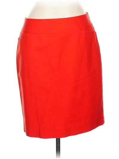 Pre-owned Halogen Formal Skirt In Red