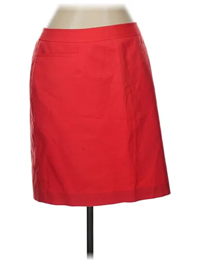 Pre-owned Halogen Formal Skirt In Red