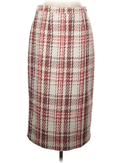 Pre-owned Halogen Formal Skirt In Red
