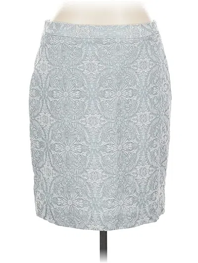 Pre-owned Halogen Formal Skirt In Silver