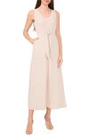 Halogen ® Front Tie Maxi Dress In Clay White