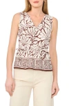Halogen ® Gathered Flutter Sleeve Top In White