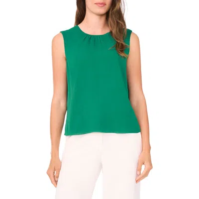 Halogen ® Gathered Neck Sleeveless Shell In Green