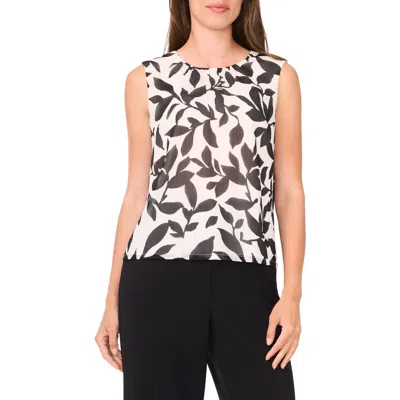 Halogen ® Gathered Neck Sleeveless Shell In Multi