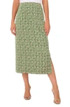 Halogen ® Geo Print Midi Skirt In Formal Garden