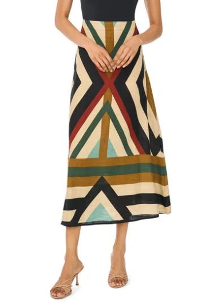 Halogen ® Geo Print Skirt In Multi