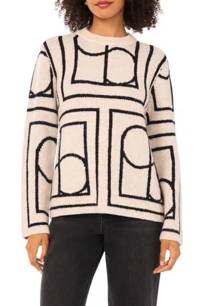 Halogen ® Geometric Sweater In Neutral