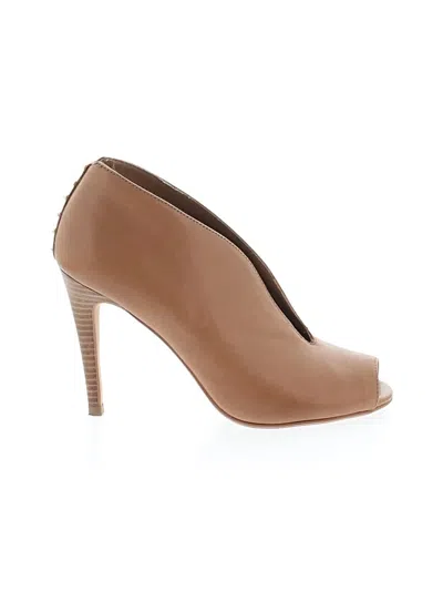 Pre-owned Halogen Heels In Brown