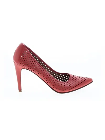 Pre-owned Halogen Heels In Orange