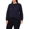 Halogen ® High-low Crewneck Sweater In Blue