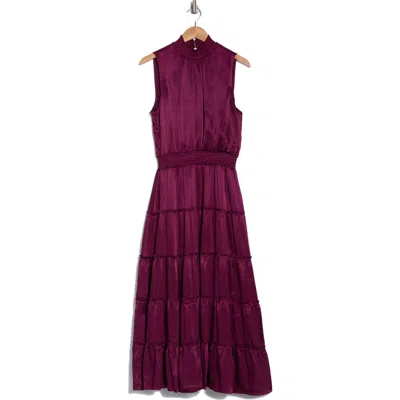 chinese dress ladies Umgee Plus Size Smocked V-Neck Tiered Maxi Dress 1XL main image 0