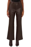 Halogen High Waist Bootcut Faux Leather Pants