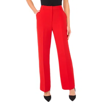 Halogen ® High Waist Straight Leg Pants In Red