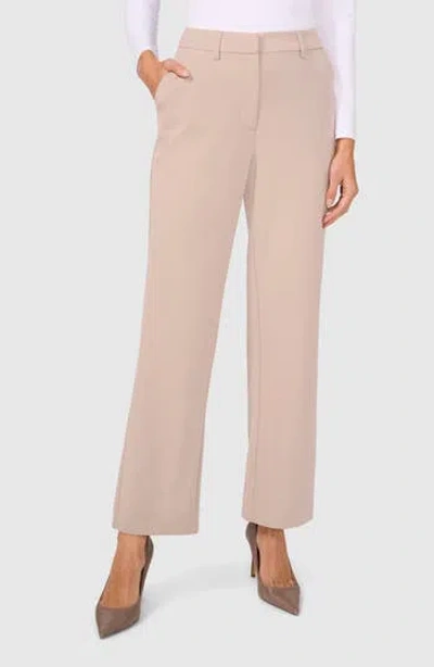 Halogen ® High Waist Straight Leg Pants In Brown