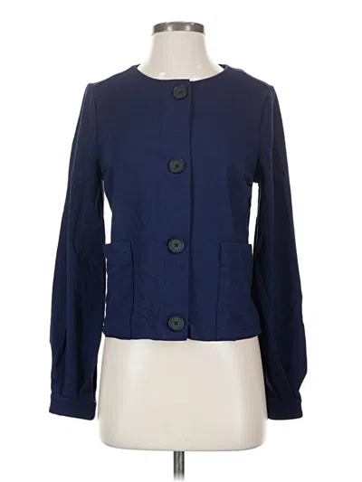 Pre-owned Halogen Jacket In Blue