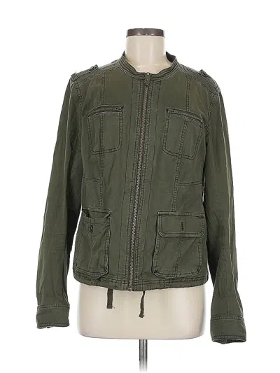 Pre-owned Halogen Jacket In Green